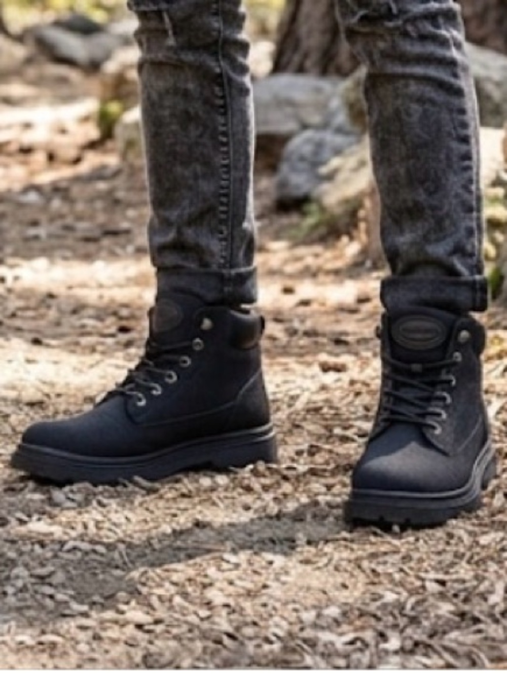NY LUGZ Co Drifter Ripstop Chukka Boot, Men’s 9.5, Black